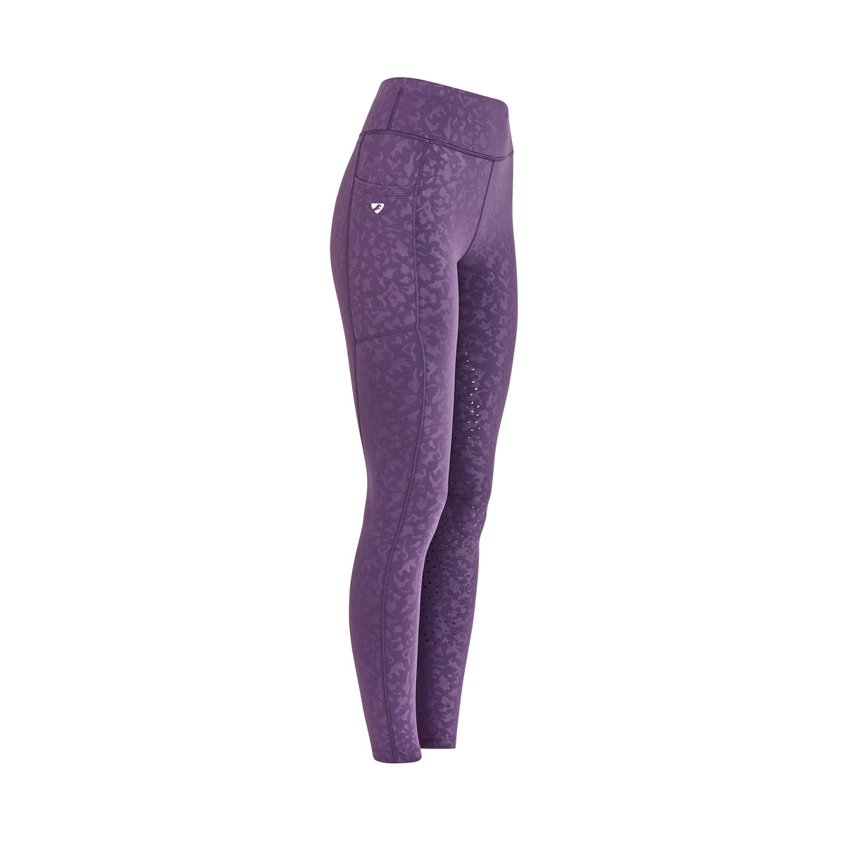 Shires Aubrion Ladies Non-Stop Riding Tights #colour_purple