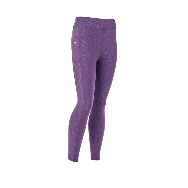 Shires Aubrion Maids Non-Stop Riding Tights #colour_purple