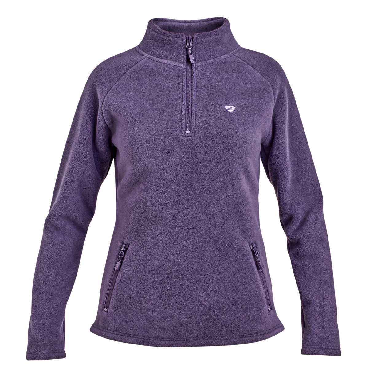 Shires Aubrion Restore Half Zip Fleece #colour_purple