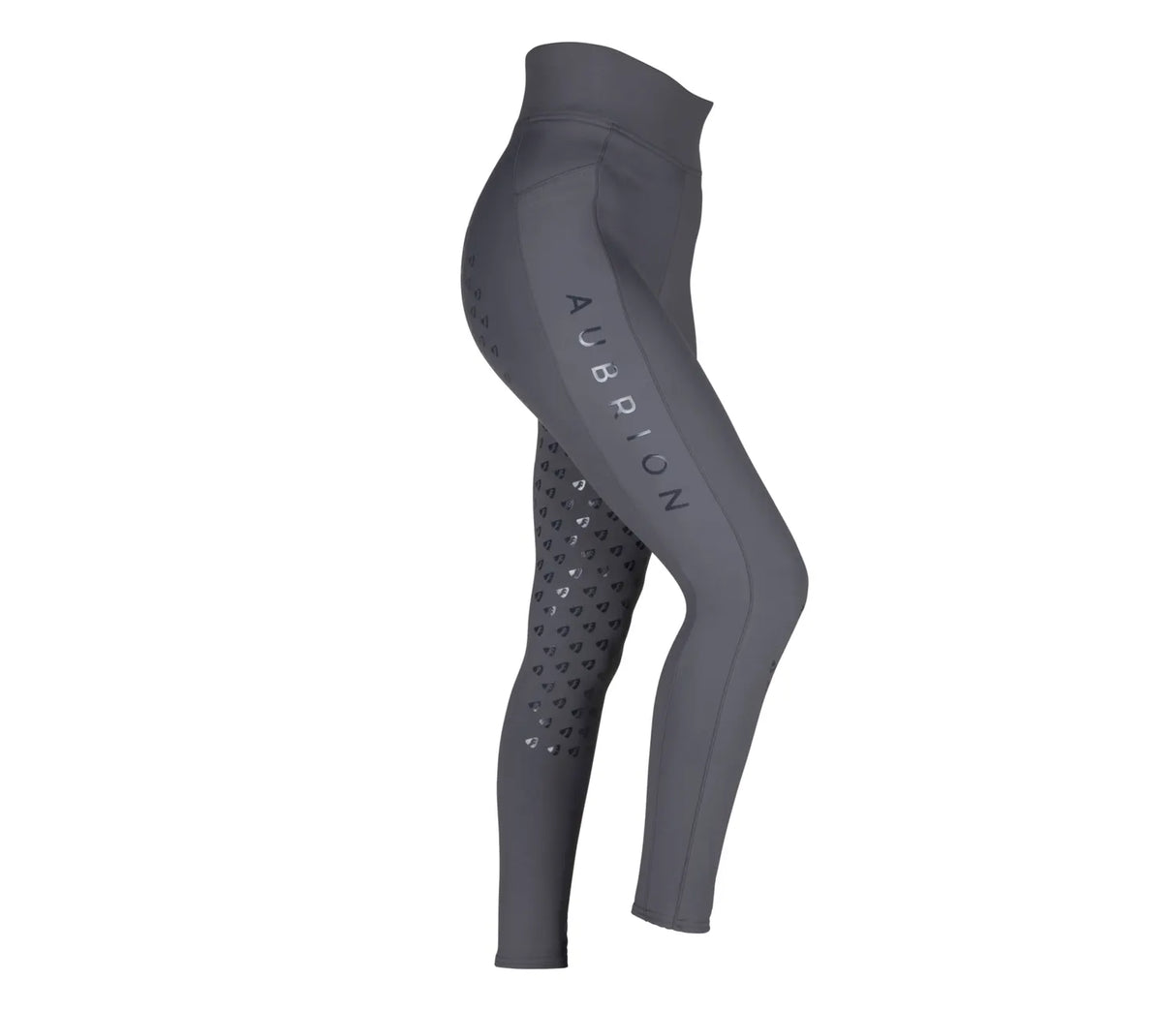 Shires Aubrion Eltar Young Rider Riding Tights #colour_grey