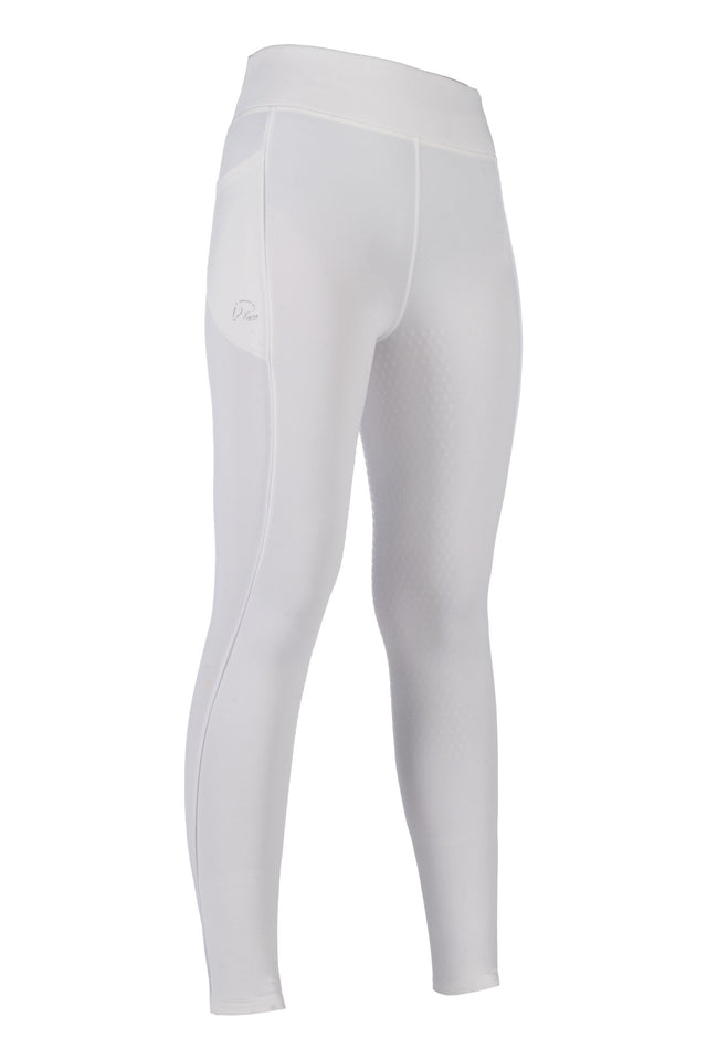 HKM Children's Full Seat Riding Tights -Alice- #colour_white