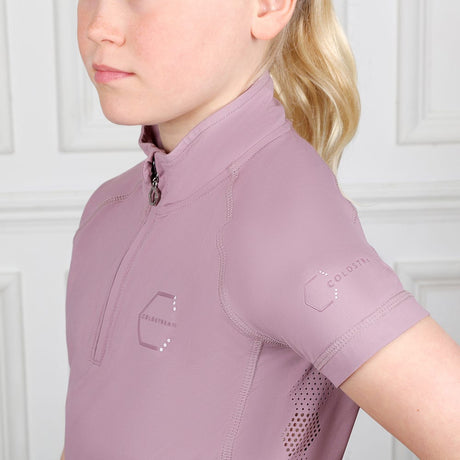 Coldstream Next Generation Midlem Short Sleeve Base Layer #colour_dusky-pink