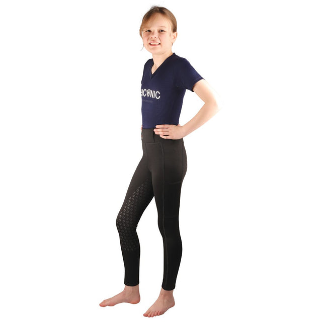 HYCONIC Children's Soria Riding Tights #colour_black