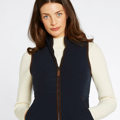 Dubarry Womens Carbury Gilet #colour_navy