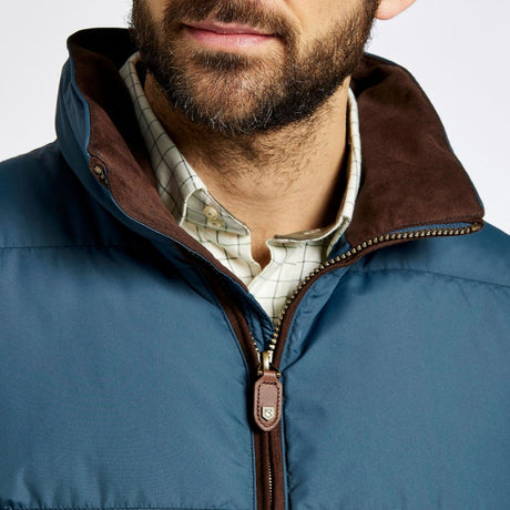 Dubarry Mens Graystown Down Gilet #Colour_steel