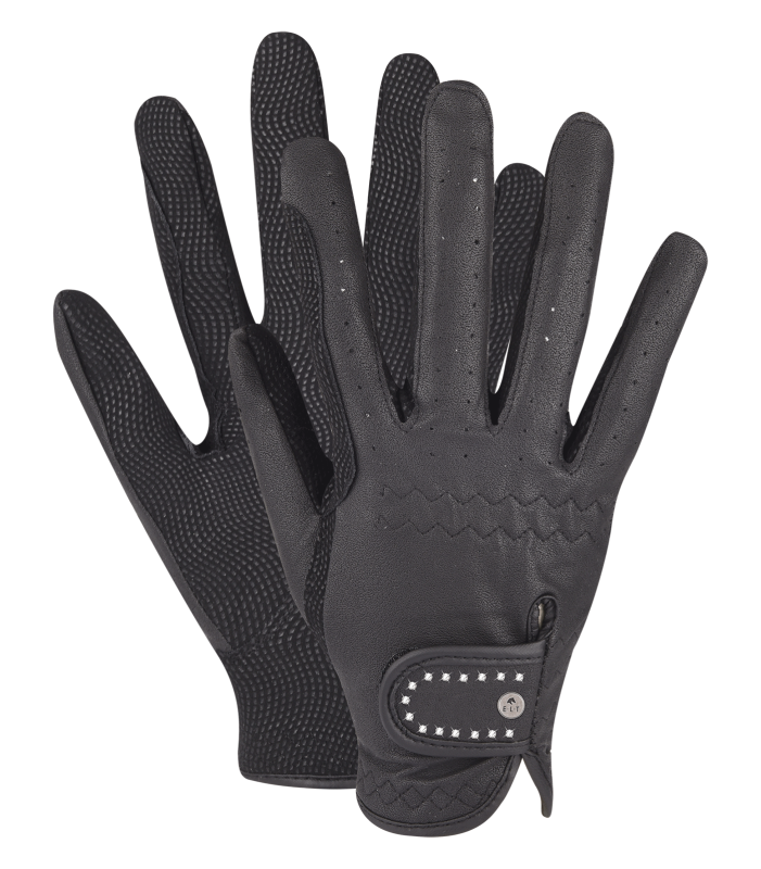 ELT Child Allrounder Glitter Riding Glove #colour_black