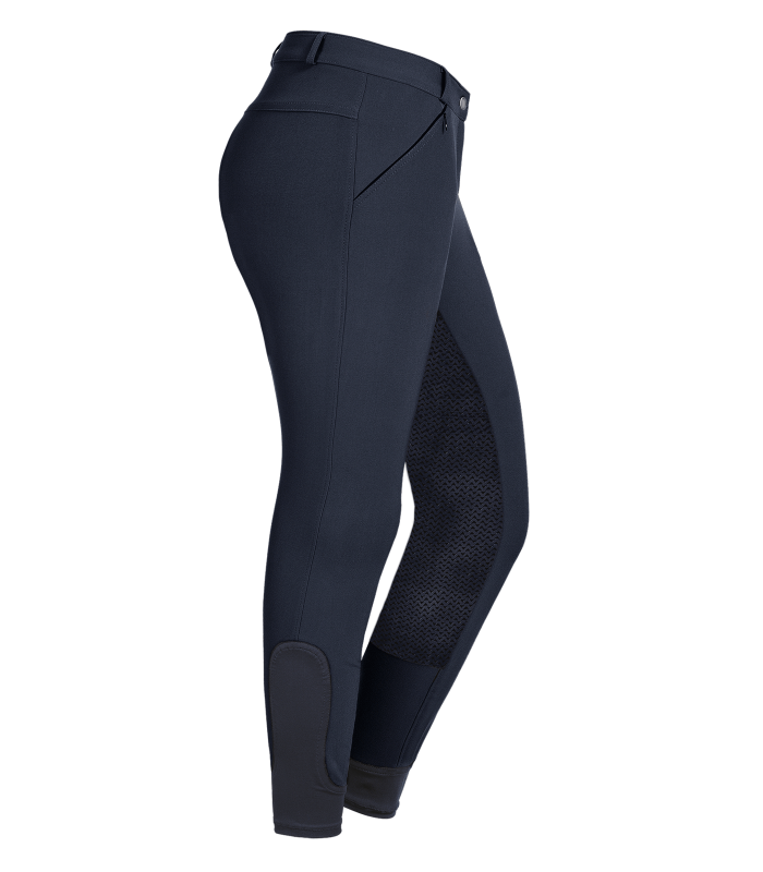 E.L.T Ladies Dahlia Silicone Riding Breeches #colour_night-blue