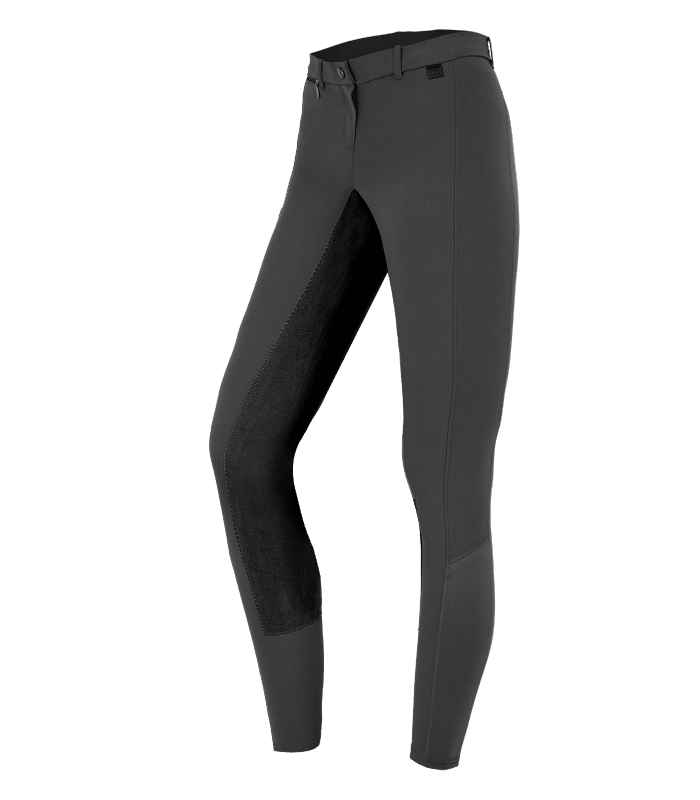 E.L.T Micro Sport Ladies Riding Breeches #colour_asphalt-black