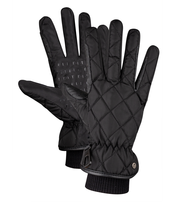 ELT Adult Diamond Winter Riding Glove #colour_black