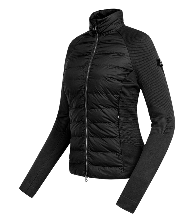 E.L.T Oregon Ladies Hybrid Quilted Jacket #colour_black