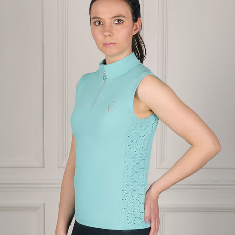 Coldstream Cranshaws Ladies Sleeveless Base Layer #colour_baltic-blue