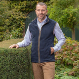 Baleno Holt Mens Fleece Bodywarmer #colour_navy-blue