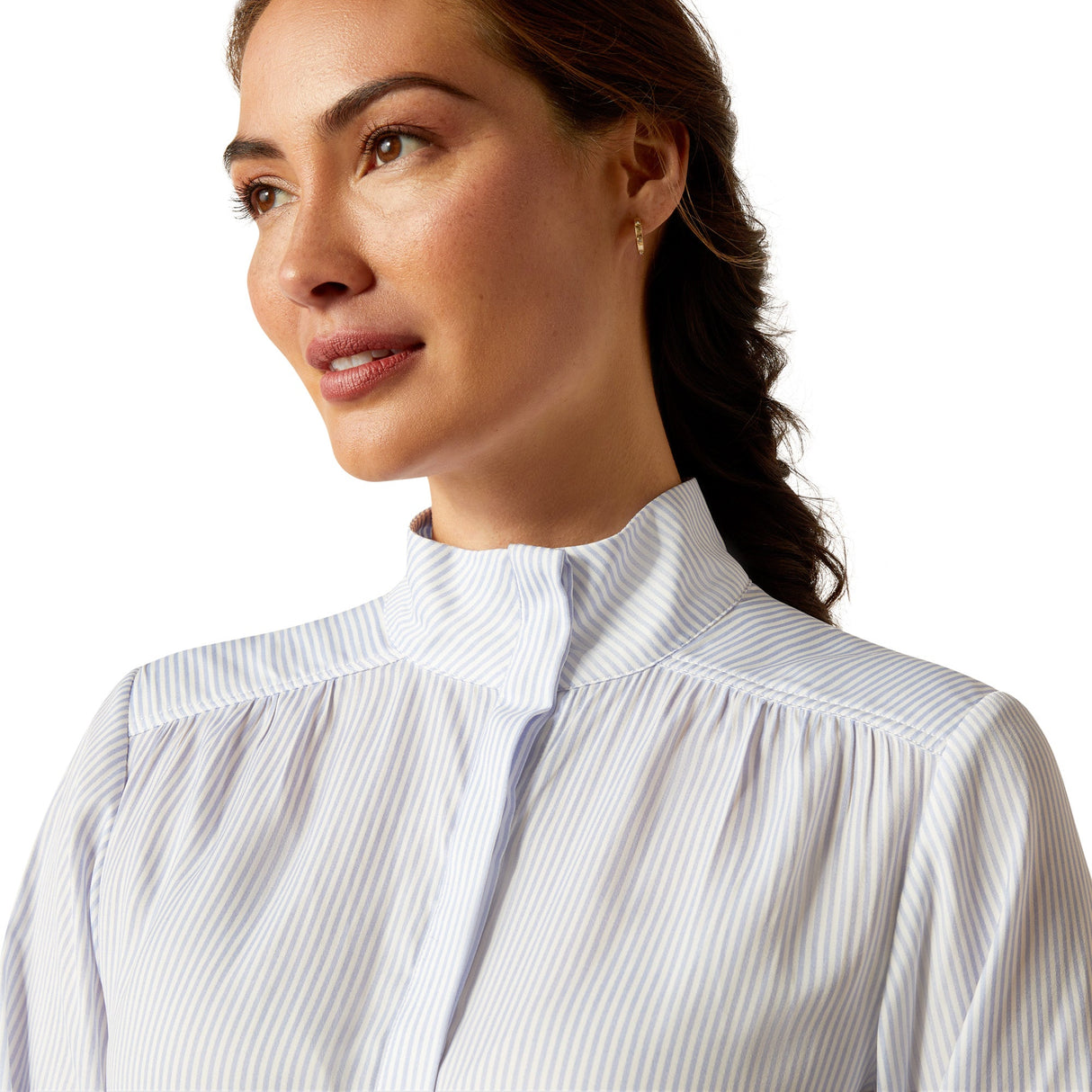 Ariat Women's Charolais Long Sleeve Blouse #colour_blue