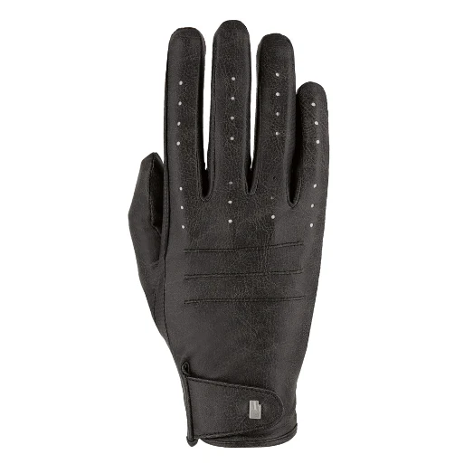 Roeckl Weldon Riding Gloves #colour_
black-stonewashed