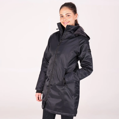 Shires Aubrion Ladies Halcyon Waterproof Coat #colour_black