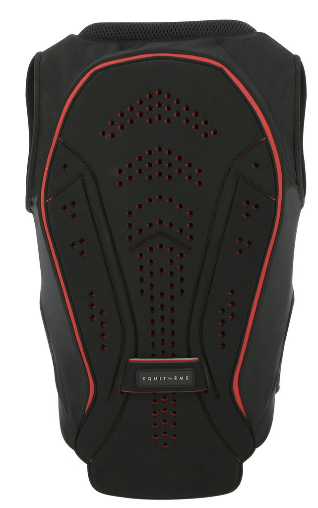 Equitheme Cox Back Protector #colour_black-red