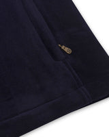 Hoggs of Fife Stenton 1/4 Zip Fleece #colour_midnight-navy