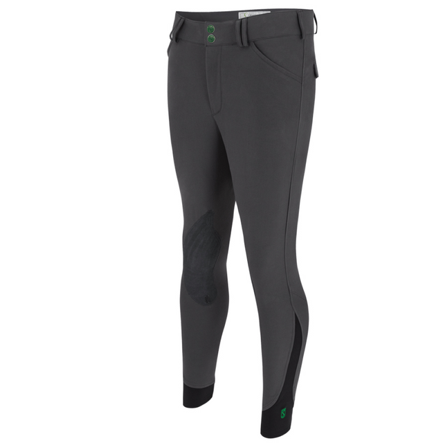 Tredstep Ireland Verde Gents Knee Patch Breeches #colour_grey