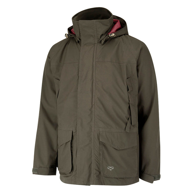 Hoggs of Fife Culloden Men's Waterproof Jacket #colour_fen-green