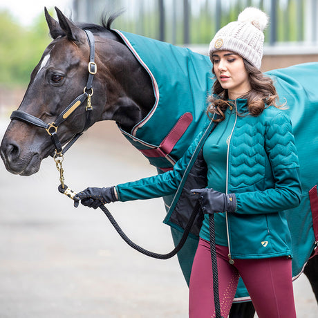 Shires Aubrion Regent Lightweight Ladies Jacket #colour_dark-green