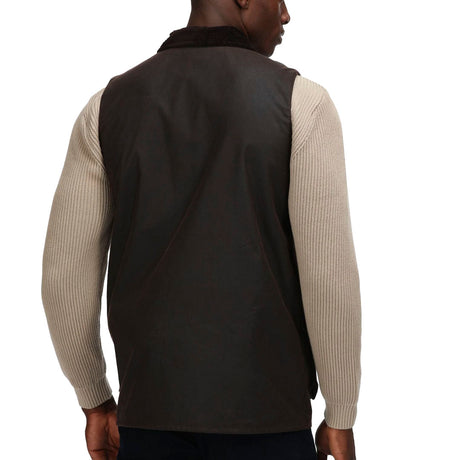 Regatta Professional Banbury Wax Bodywarmer #colour_brown