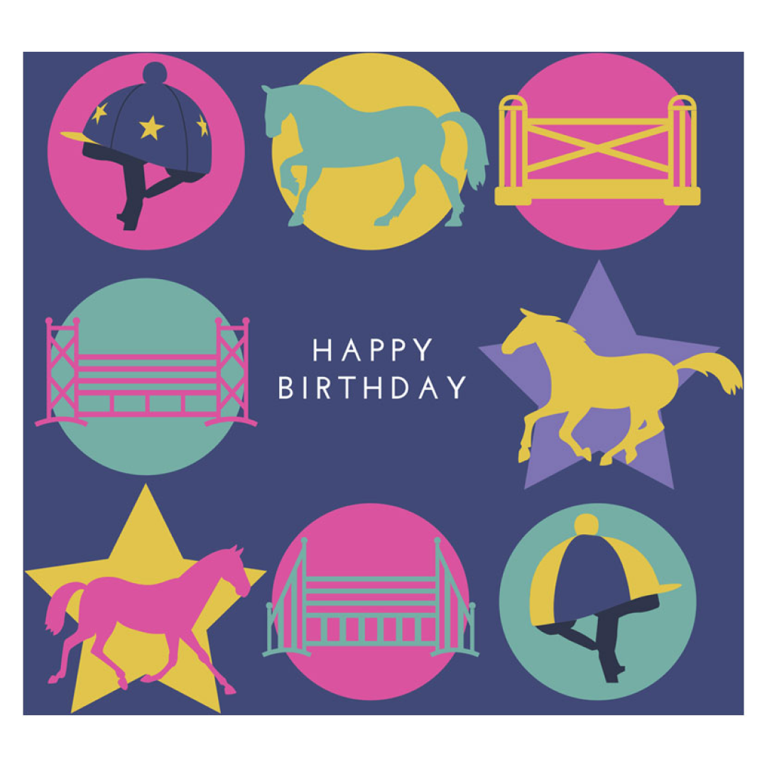 Gubblecote Beautiful Greetings Card #style_happy-birthday-jumps