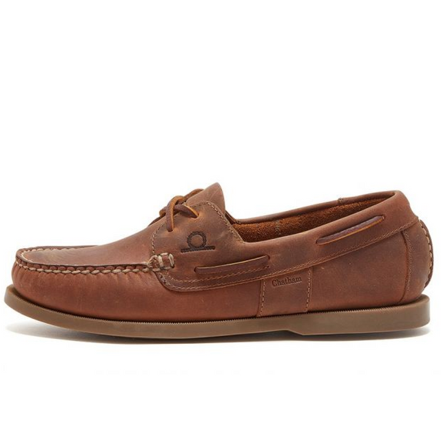 Chatham Java G2 Premium Leather Sustainable Deck Shoe#colour_walnut