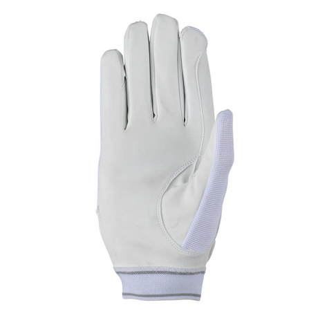 Shires Aubrion Mesh Riding Gloves #colour_white