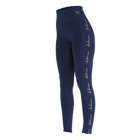 Shires Aubrion Team Riding Tights #colour_navy-blue