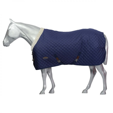 Weatherbeeta Comfitec Deluxe Diamond Quilt Standard Neck Medium #colour_navy